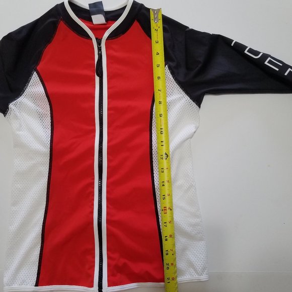 NWOT Spyder UV Protection Active Stretch Zip Up Rash Guard Swim Cover Size M - Picture 7 of 8